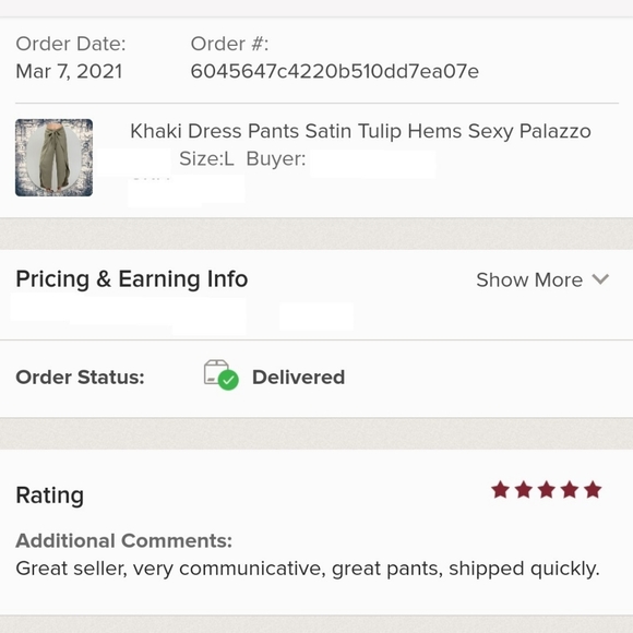 Satin Dress Pants Tulip Hems Palazzo Rust Pumpkin - Picture 9 of 11